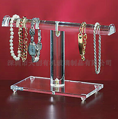 【有機玻璃項鏈展示架】的展現(xiàn)了項鏈的！