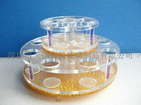 【有機玻璃化妝品展示架】合理的燈光使它更亮眼！